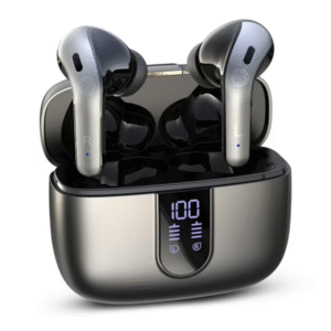 VEATOOL Bluetooth Headphones True Wireless Earbuds 65H Playback Power Display Earphones with Wireless Charging Case IPX7 Waterproof in-Ear Earbuds with Mic for TV Smart Phone Computer Laptop
